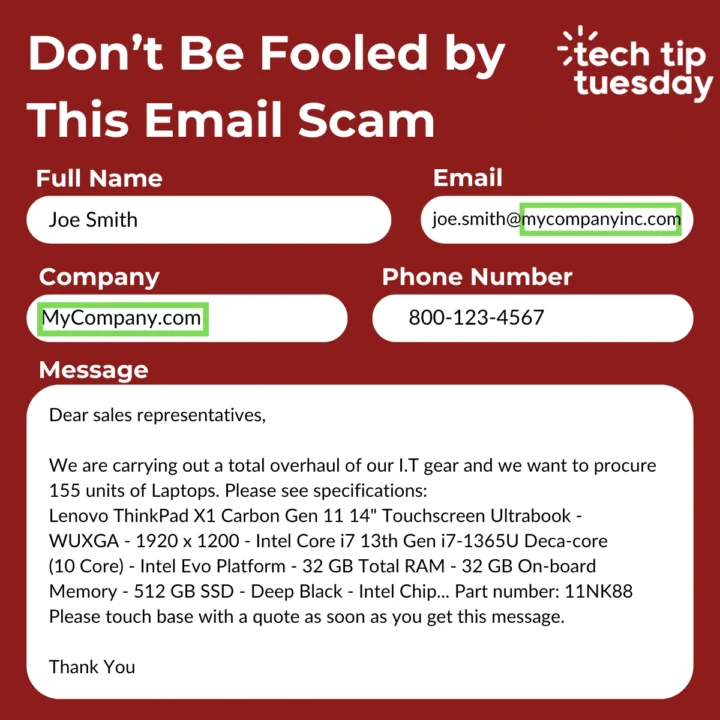 How to Spot Email Phishing Scams