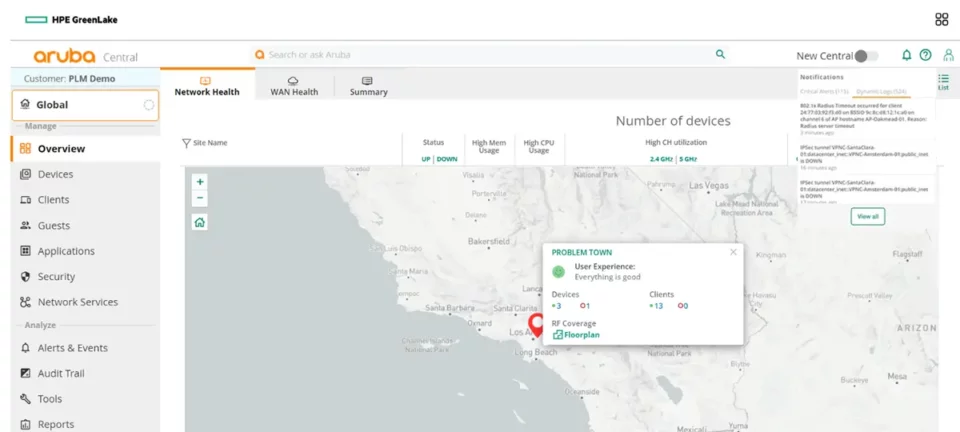 Aruba Central for Cloud Management